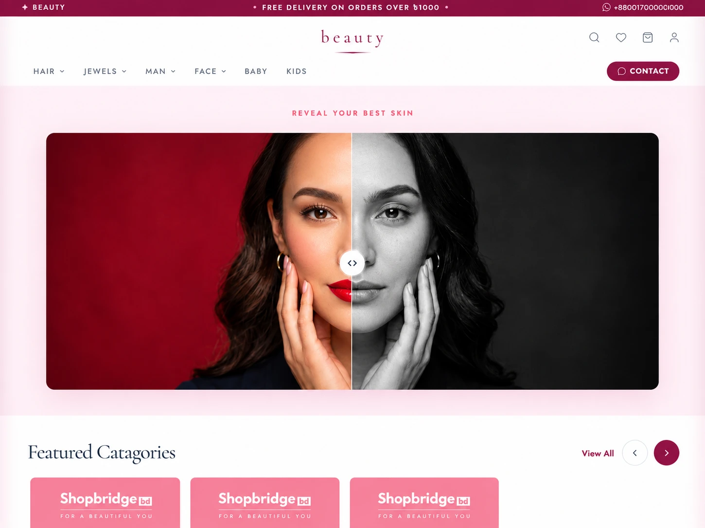 Glamour Luxe টেমপ্লেট